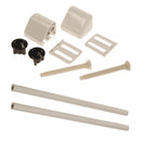 Toilet Seat Hinge Pack, White, Pack