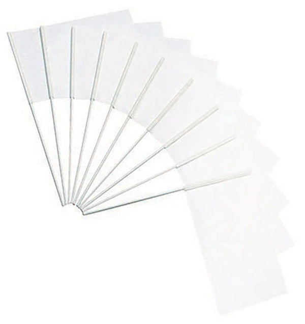 White Paper Flags, 120x210mm, Pack of 10