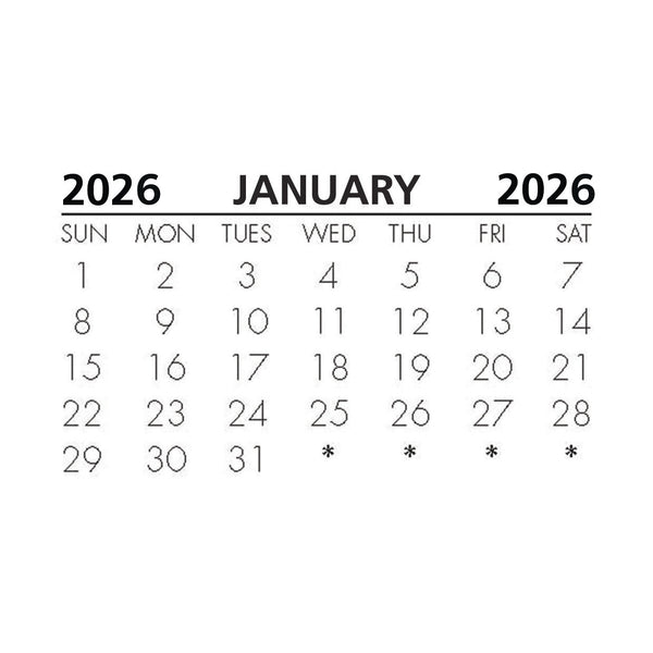 Calendar Tabs 2025