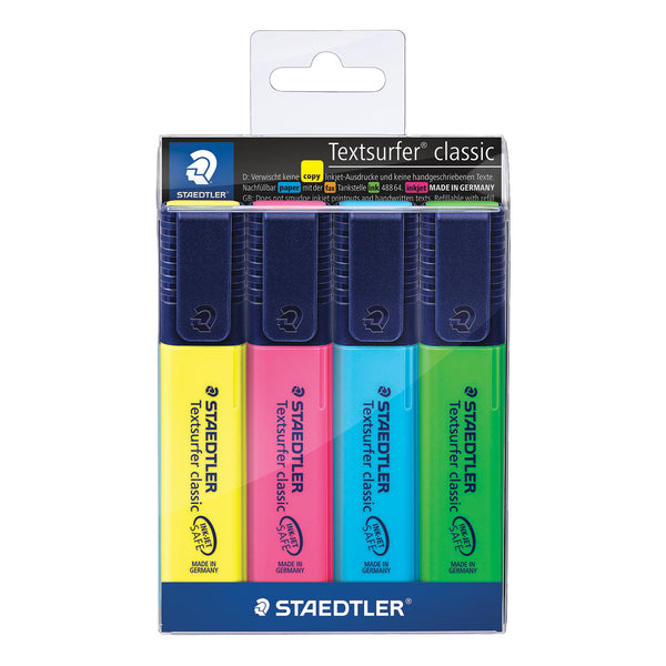 Staedtler Highlighters Bright Pk4