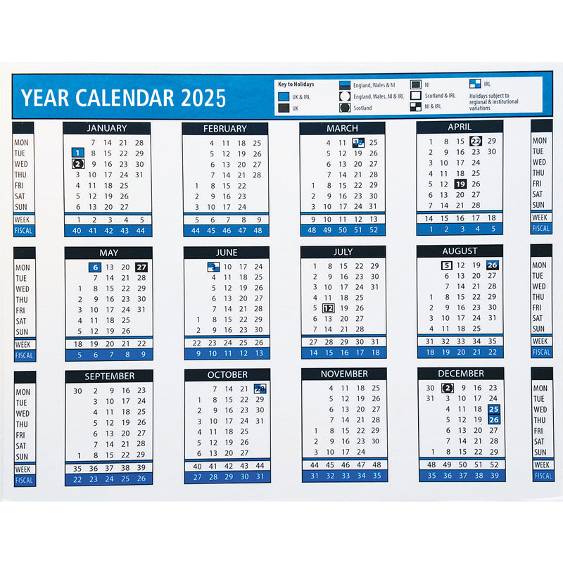 Desk Calendar With Stand 2025