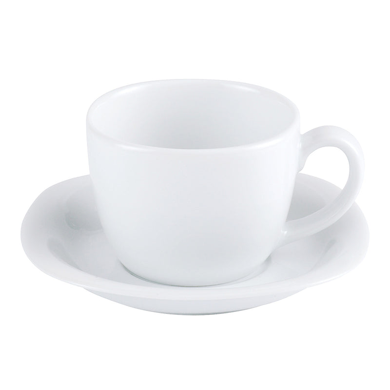 Tea Cup White Square 22Cl 8Oz