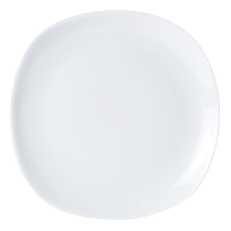 Plate White Square 160Mm 6.25Inch