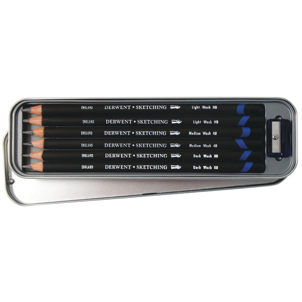 Watersol Sketching Pencils Pk6
