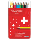 Colour Pencil Swisscolor Tin Of 12