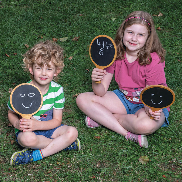 Wooden Chalk Boards Pack Of 3