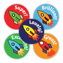 Sticker Praise Rockets Mix Pk125