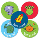 Space Dino/Sea Praise Stkers Mxd Set