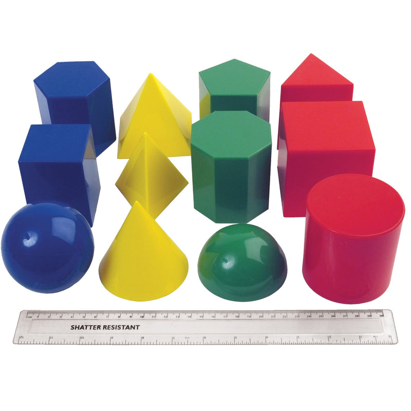 GEOMETRY, Large Shape Set, Set of 12