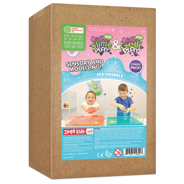 Eco Glitter Slime/Gelli Play Combo