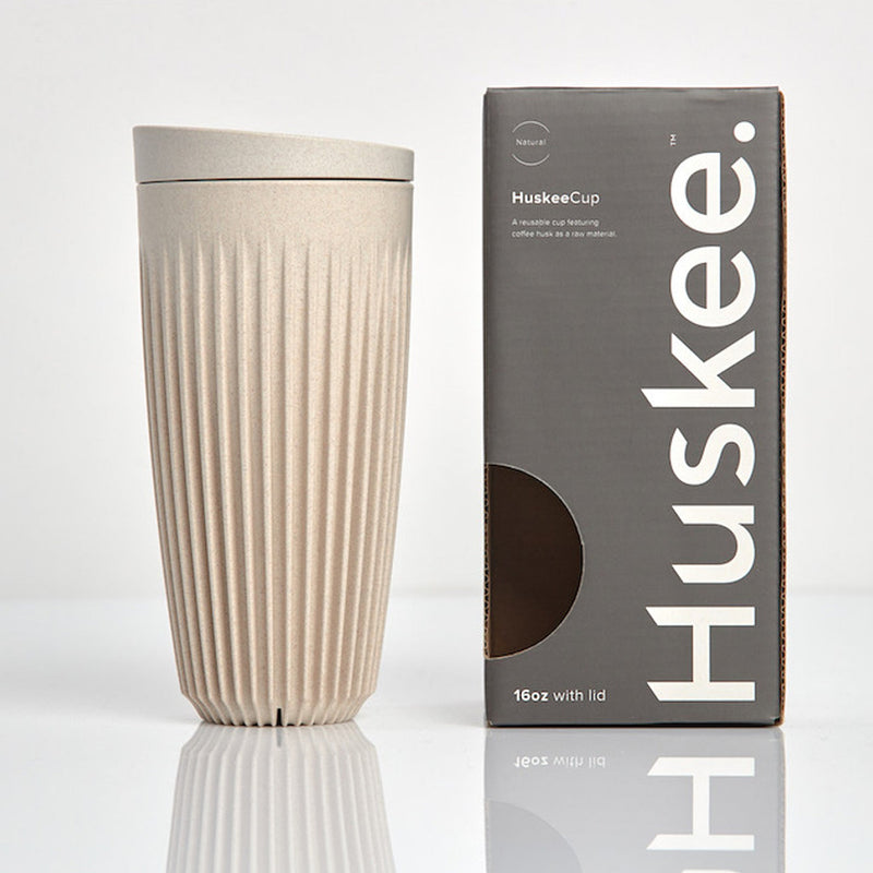 16oz HuskeeCup with Lid - Natural