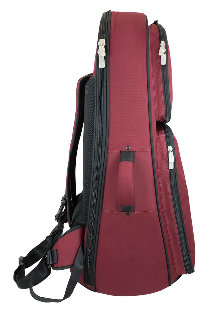 Tom & Will Euphonium Gig Bag - Burgundy With Grey Interior