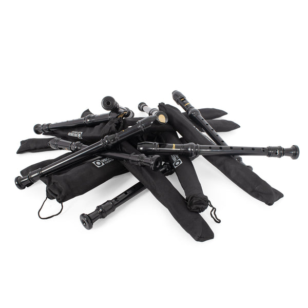 Recorder Workshop 301 pack of 50 descant recorders in black