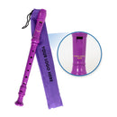 Recorder Workshop descant recorder with custom logo design - Purple