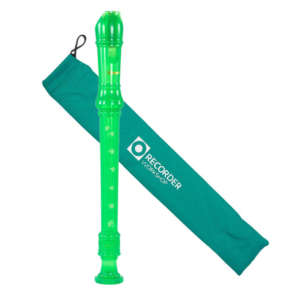 Recorder Workshop Descant Recorder In Transparent Colours - Green