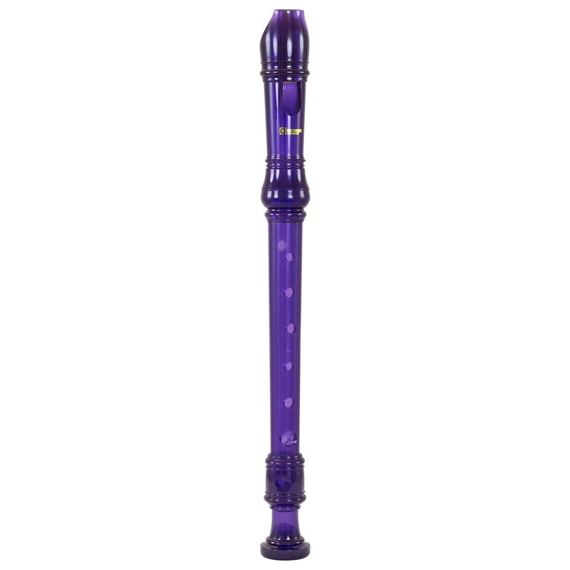 Recorder Workshop Descant Recorder In Transparent Colours - Purple