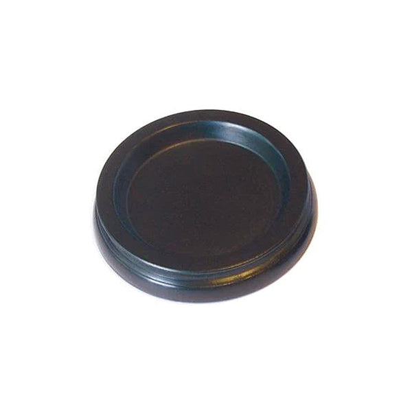 Black hardwood medium castor cup