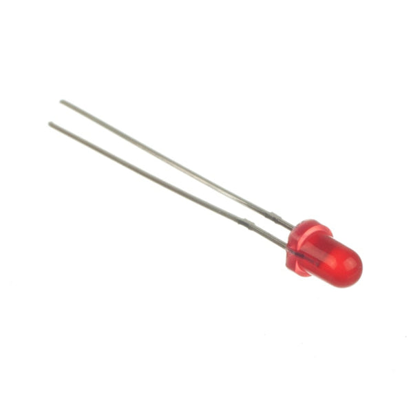 Red 3mm Diffused LED - 275mCd