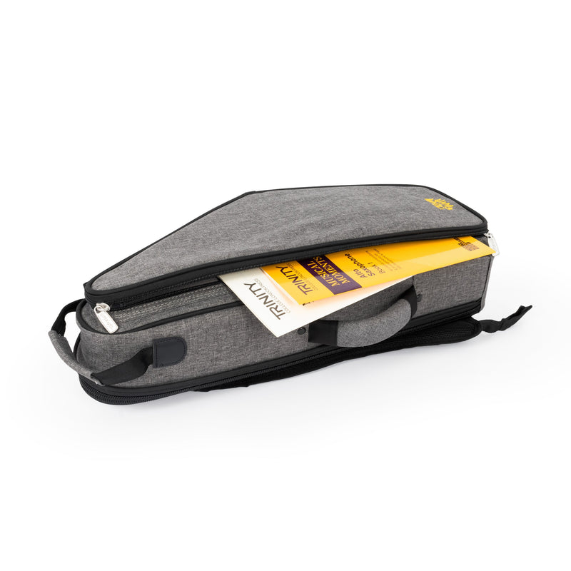 Tom & Will alto sax gig bag - Grey with red interior