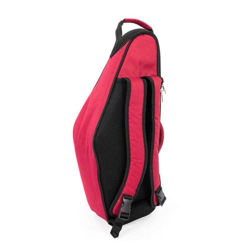 Tom & Will alto sax gig bag - Burgundy with grey interior