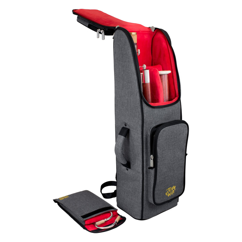 Tom & Will bassoon gig bag - Grey with red interior