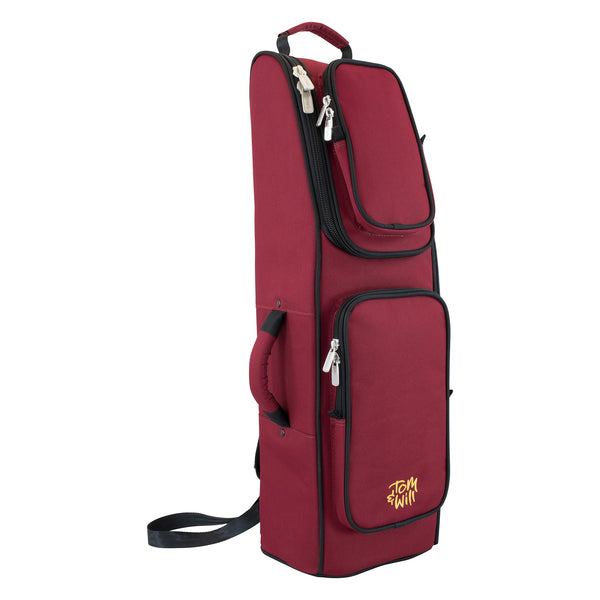 Tom & Will Bassoon Gig Bag - Burgundy With Grey Interior