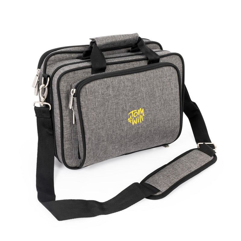 Tom & Will clarinet gig bag - Grey with red interior