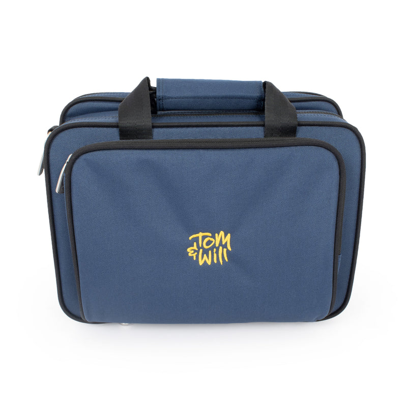 Tom & Will Clarinet Gig Bag - Blue With Purple Interior