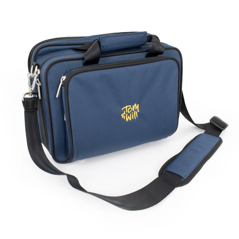 Tom & Will Clarinet Gig Bag - Blue With Purple Interior