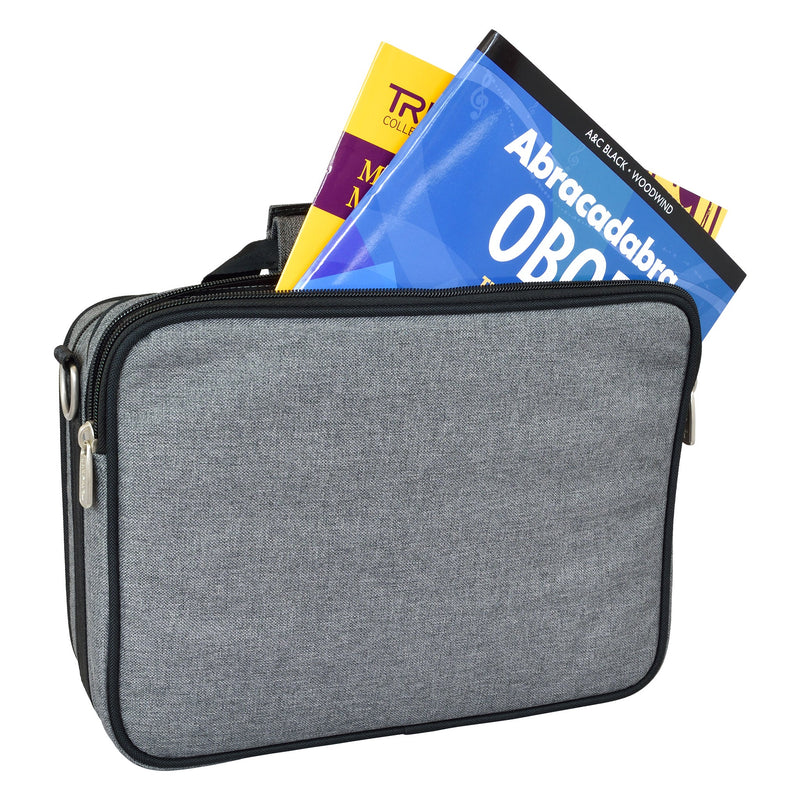 Tom & Will oboe gig bag - Grey with red interior