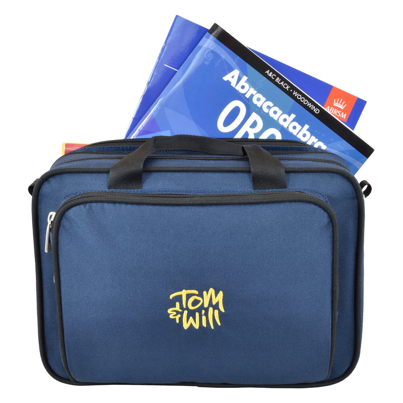 Tom & Will Oboe Gig Bag - Blue With Purple Interior