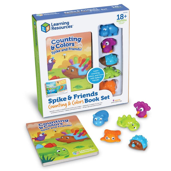 Spike and Friends Colors & Counting Book Set