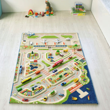 Activity 3D Play Rug - Mini City (180x134cm)