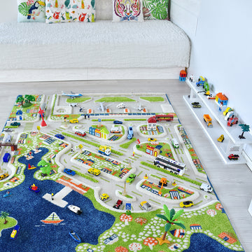 Activity 3D Play Rug - Mini City (180x134cm)