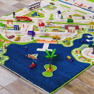 Activity 3D Play Rug - Mini City (180x134cm)