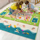 Activity Play Rug - Twin Houses (180x134cm)