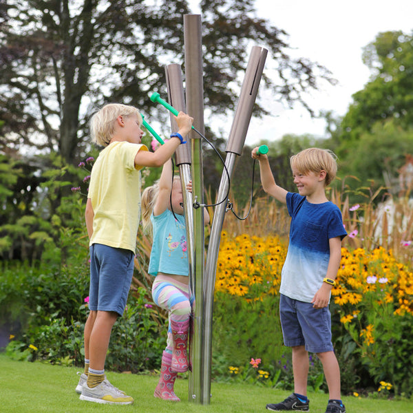 Percussion Play cattails A-minor triad, set of 3 - Ground install