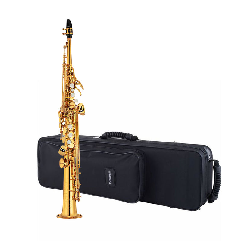 Yamaha Yss475 B♭ Straight Soprano Saxophone Outfit
