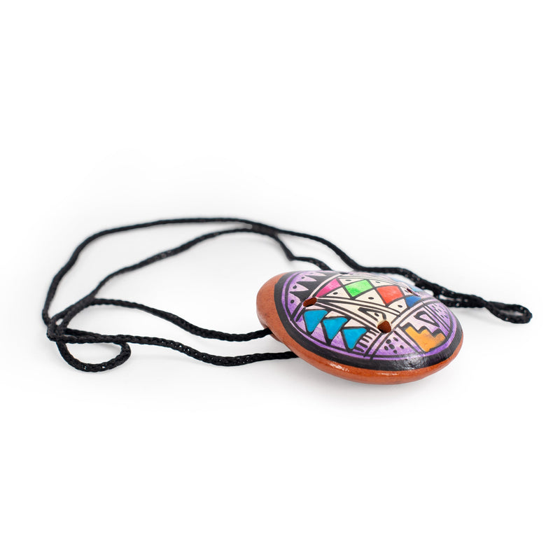 Percussion Plus Honestly Made Mini clay painted ocarina