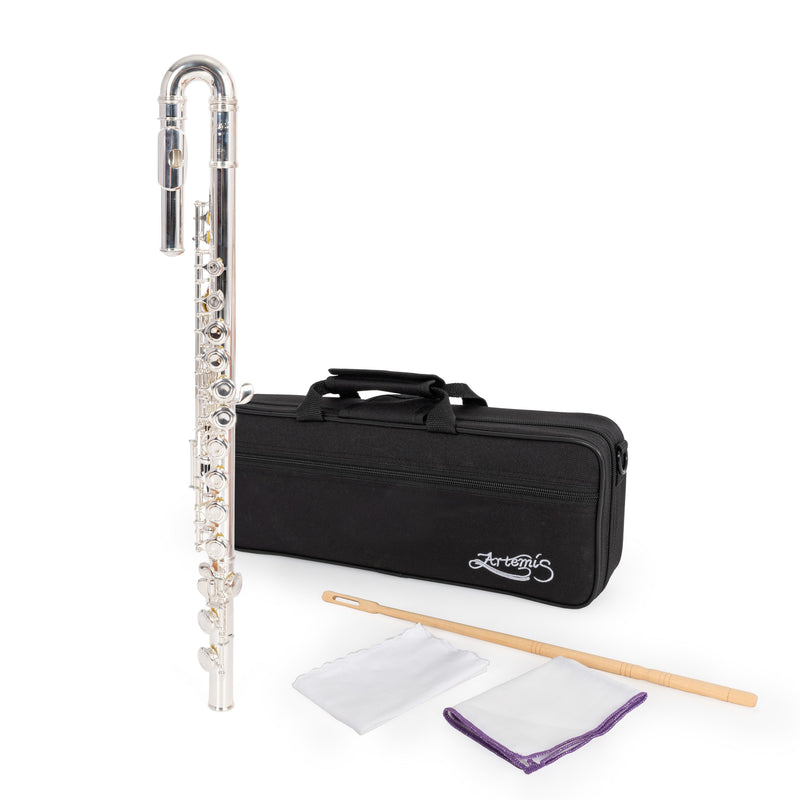 Artemis student flute outfit with curved & straight heads