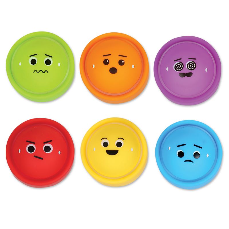 Rainbow Emotions Fidget Poppers Set of 24