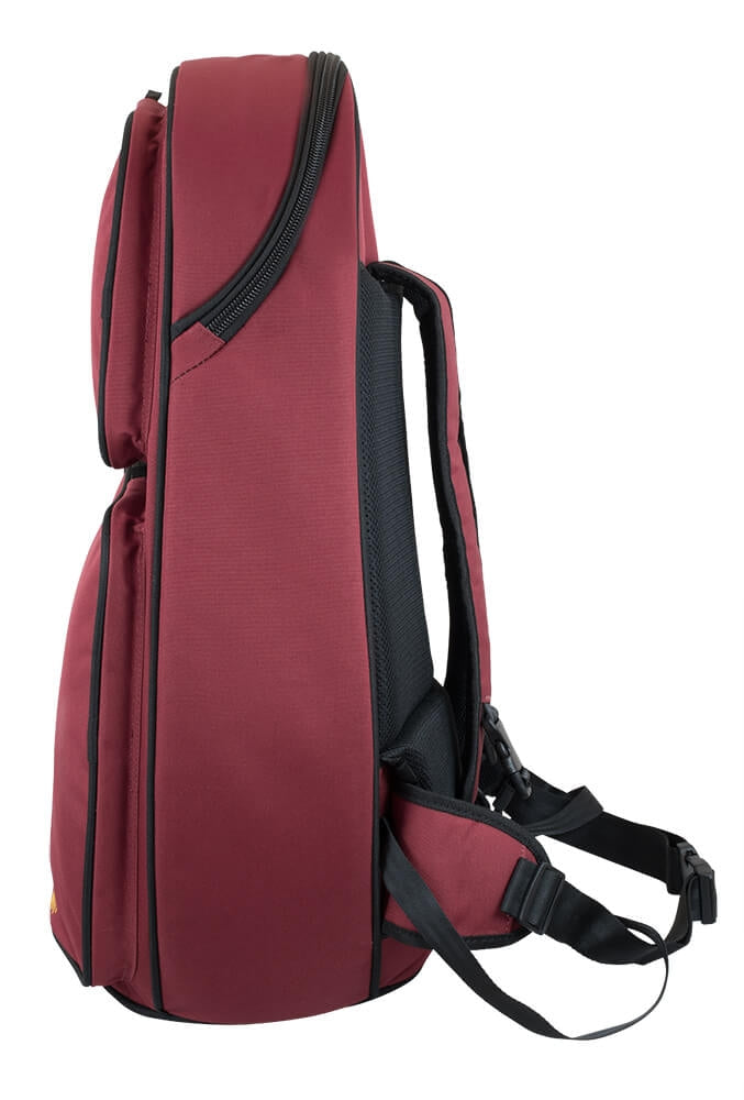 Tom & Will baritone horn gig bag - Burgundy with grey interior