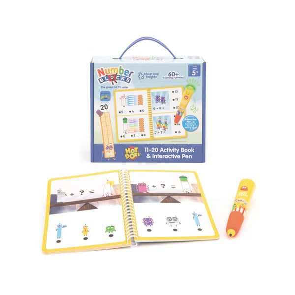 Hot Dots® Numberblocks® 11-20 Activity Book & Interactive Pen