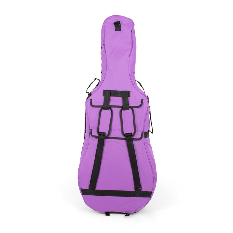 Tom & Will Classic Full Size Cello Gig Bag - Purple With Black Trim