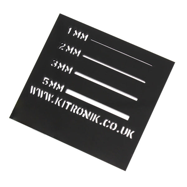 Black Value Acrylic Sheet (Cast) 3mm x 600mm x 400mm