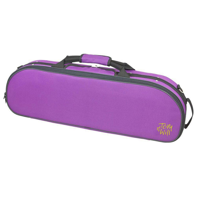 Tom & Will oval violin gig bag - Deep purple
