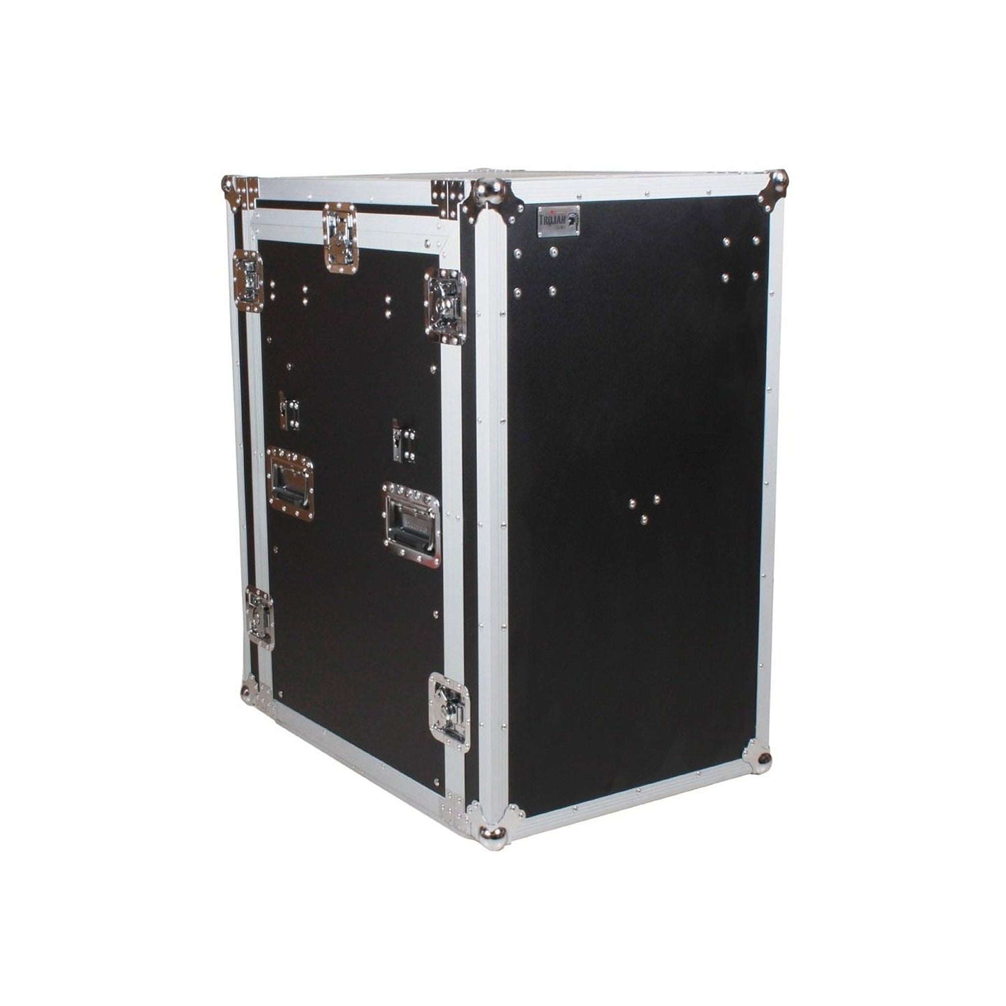 Trojan Pro 16U heavy-duty pop-up mixer rack flight case
