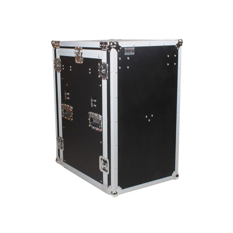 Trojan Pro 16U heavy-duty pop-up mixer rack flight case