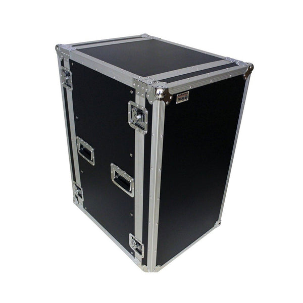 Trojan Pro heavy-duty rack flight case with wheels - 20U