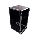 Trojan Pro heavy-duty rack flight case with wheels - 20U